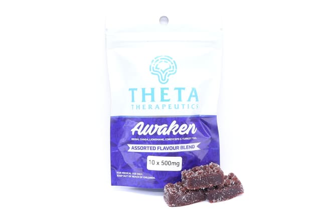 Theta Awaken Mushroom Gummies - Assorted Flavor Blend