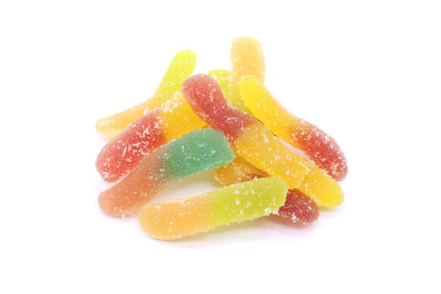 40mg THC Gummies - Sour Neon Worms