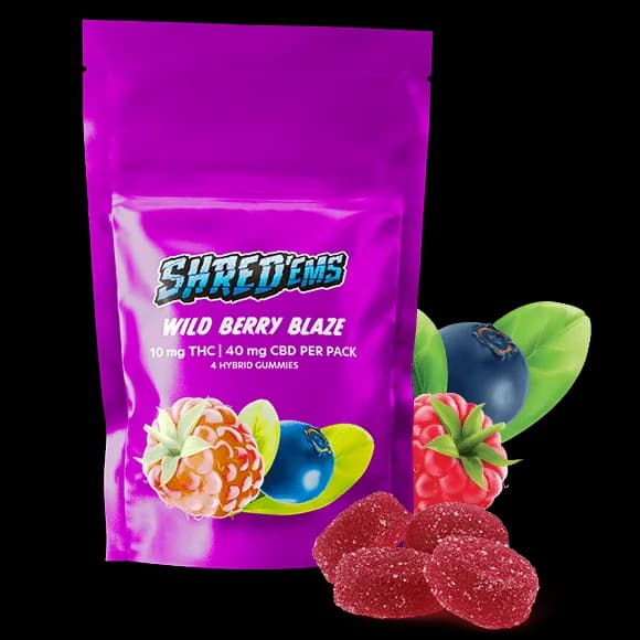 SHRED'EMS Wild Berry Blaze Gummies