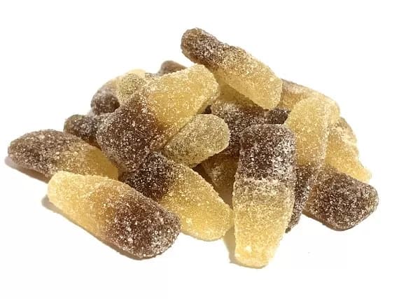 40mg THC Gummies - Coke Bottles