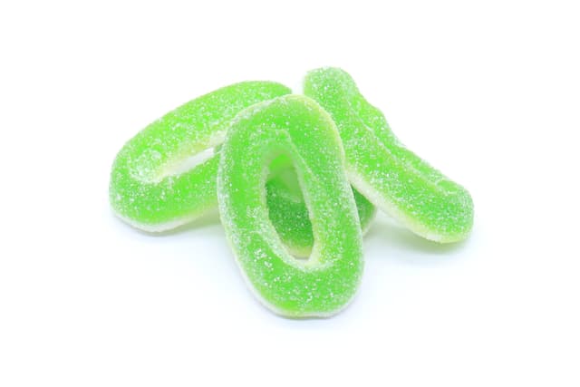 40mg THC Gummies - Sour Apple Rings