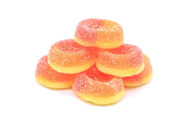 20mg THC Gummies - Mini Peach Rings