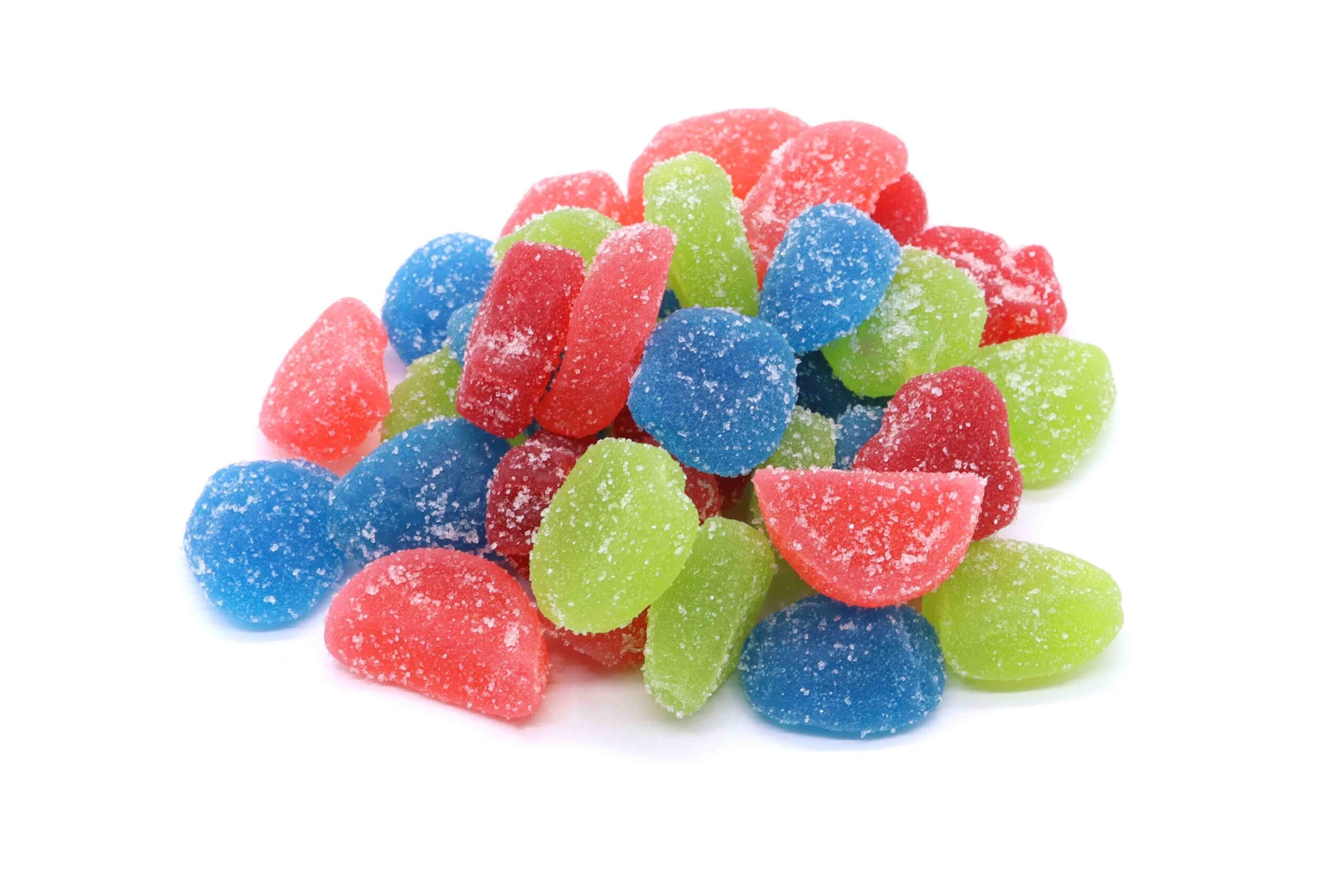 75mg THC Gummies - Jolly Rancher Fruity Sours